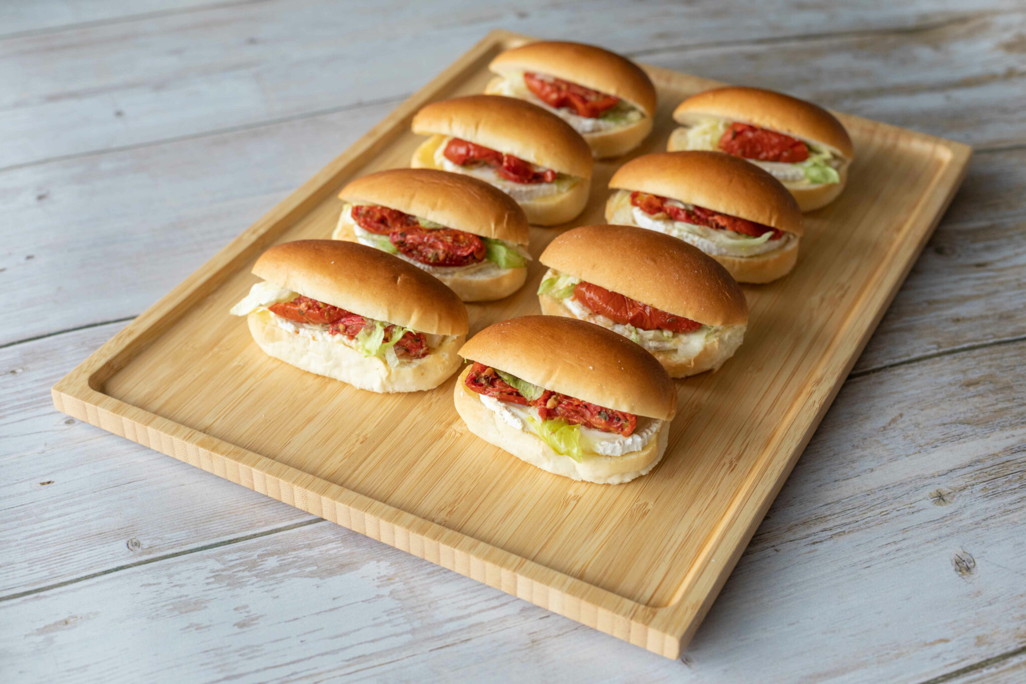 8 Mini sandwichs "Le Végétarien"