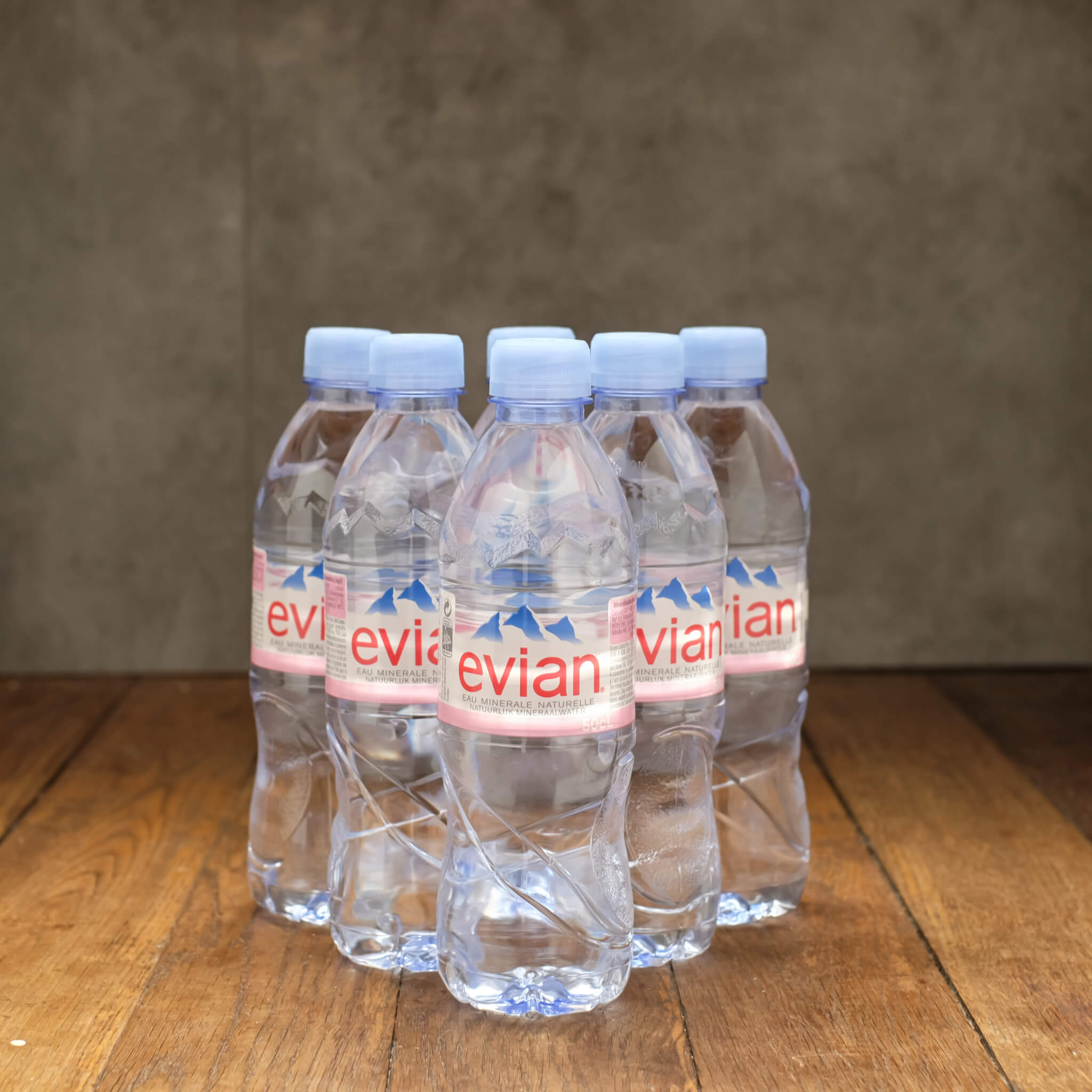 EVIAN Bouteille plastique d'eau 50 cl minérale plate