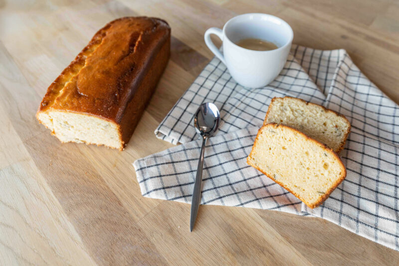 Cake citron-basilic