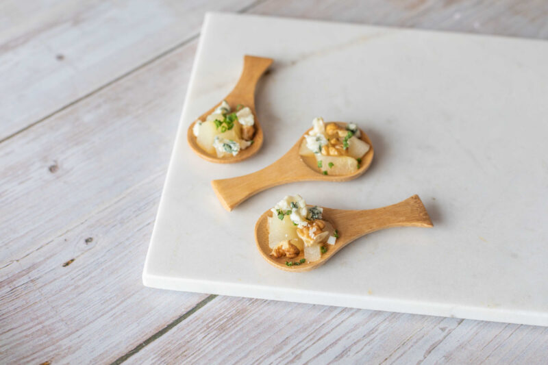 30 Cuillères poire, roquefort et noix